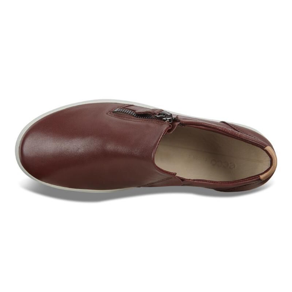 Slip On Mujer - ECCO Soft 7 - Marrom - VZG524798